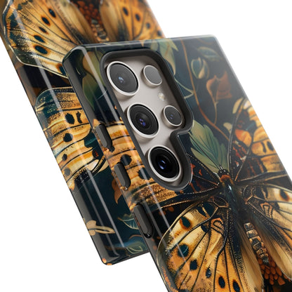 Butterfly Floral Phone Case, Tough Cases, Protective Cover, Unique Gift, Nature Lover, Art Print, Spring Decor