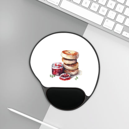 Food Lover Mouse Pad With Wrist Rest