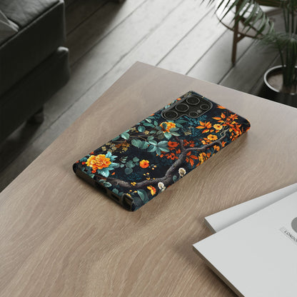Floral Phone Case | Tough Cases, Protective Cover, Gift for Her, Autumn Vibes, Floral Phone Accessory, Unique Design