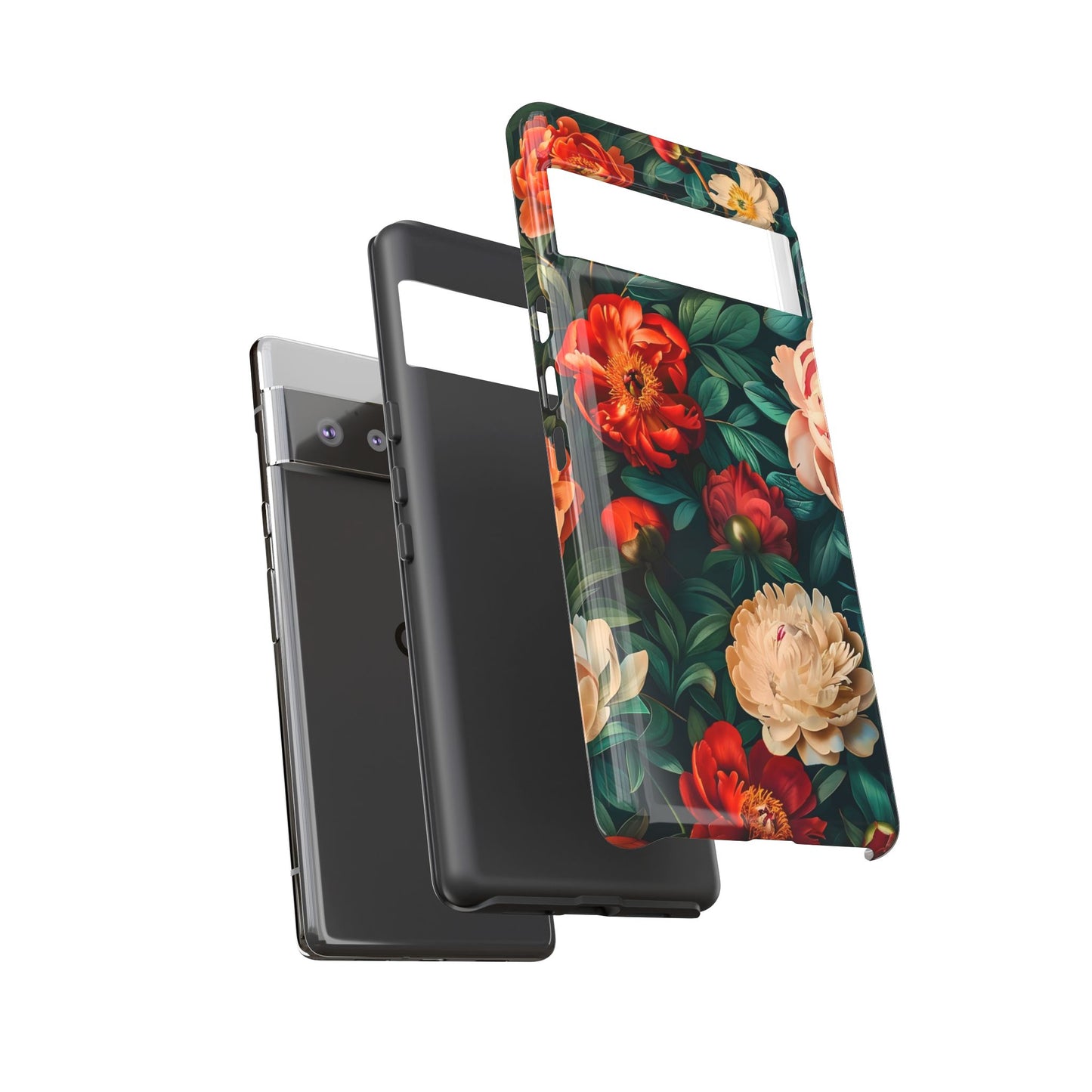 Floral Phone Case - Tough Cases, Vibrant Protection, Gift for Her, Cute Floral Design, Trendy Accessory, Perfect for Spring