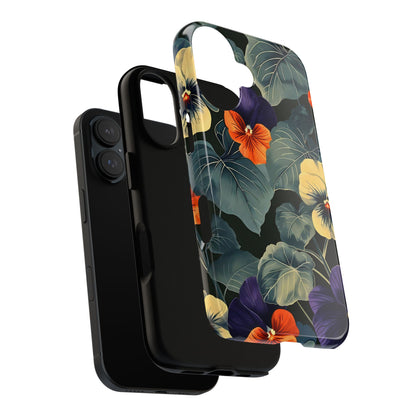 Tough Cases Floral iPhone Case, Tough Phone Cover, Stylish Floral Design, Gift for Her, Summer Vibe, Durable Protective Case