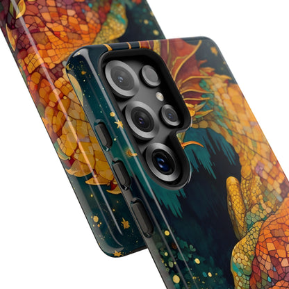 Dragon Art Phone Case, Tough Phone Cover, Fantasy Gift, Unique Mobile Accessory, Dragon Lover Gift, Stylish Protection