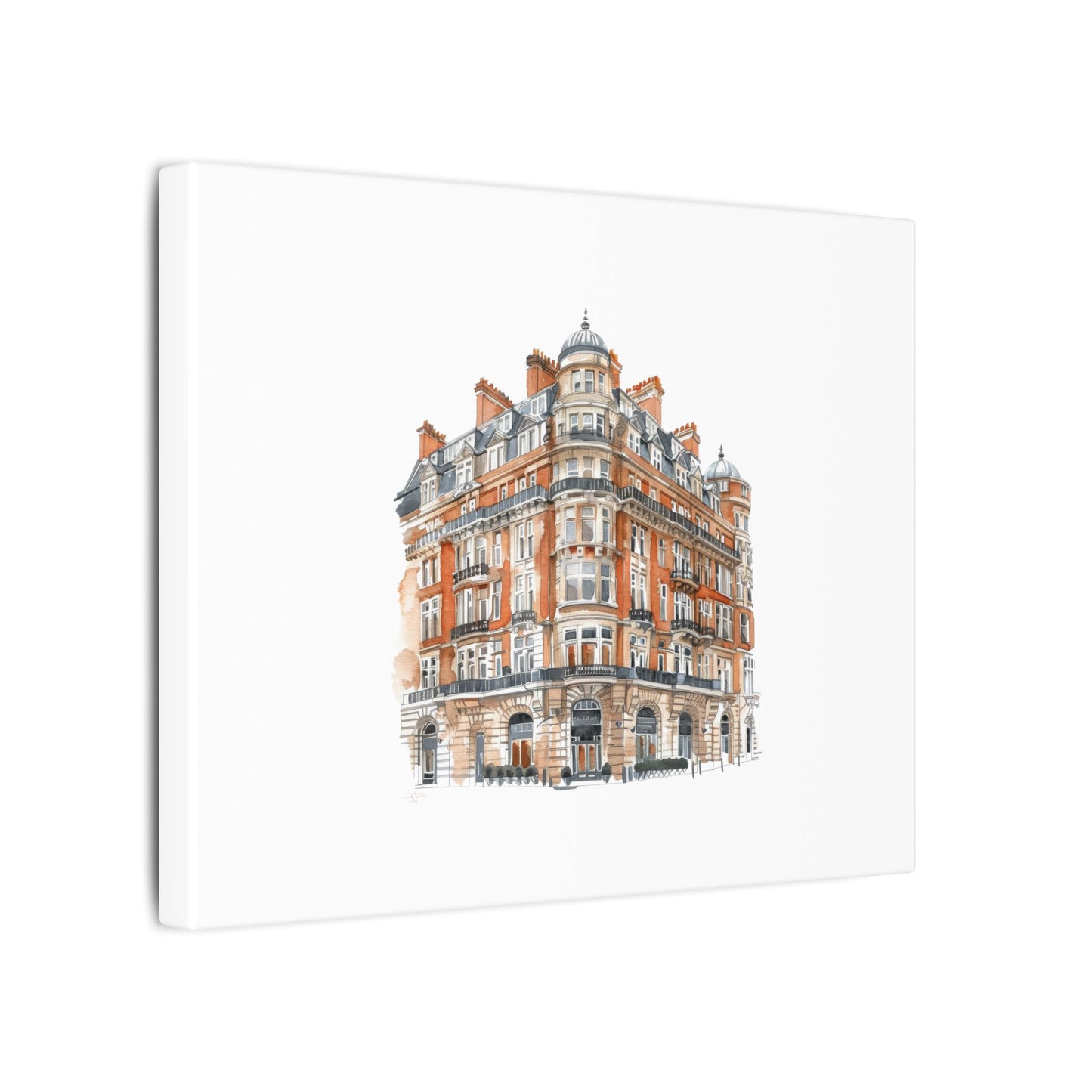 Artistic Matte Canvas Print of Historic Building, Wall Art Decor, Home Interior, Unique Gift, Fine Art, Architecture Lover, Urban Design