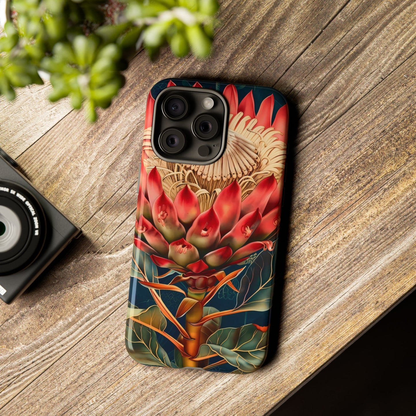 Tough Cases: Vibrant Floral Phone Case, Tough Phone Covers, Floral Art Cases, Nature Design Accessories, Gift for Nature Lovers