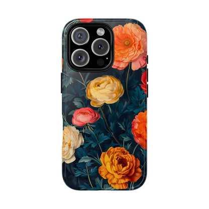Floral Phone Case, Tough Cases for Phone Protection, Gift for Flower Lovers, Floral Designs, Spring Decor