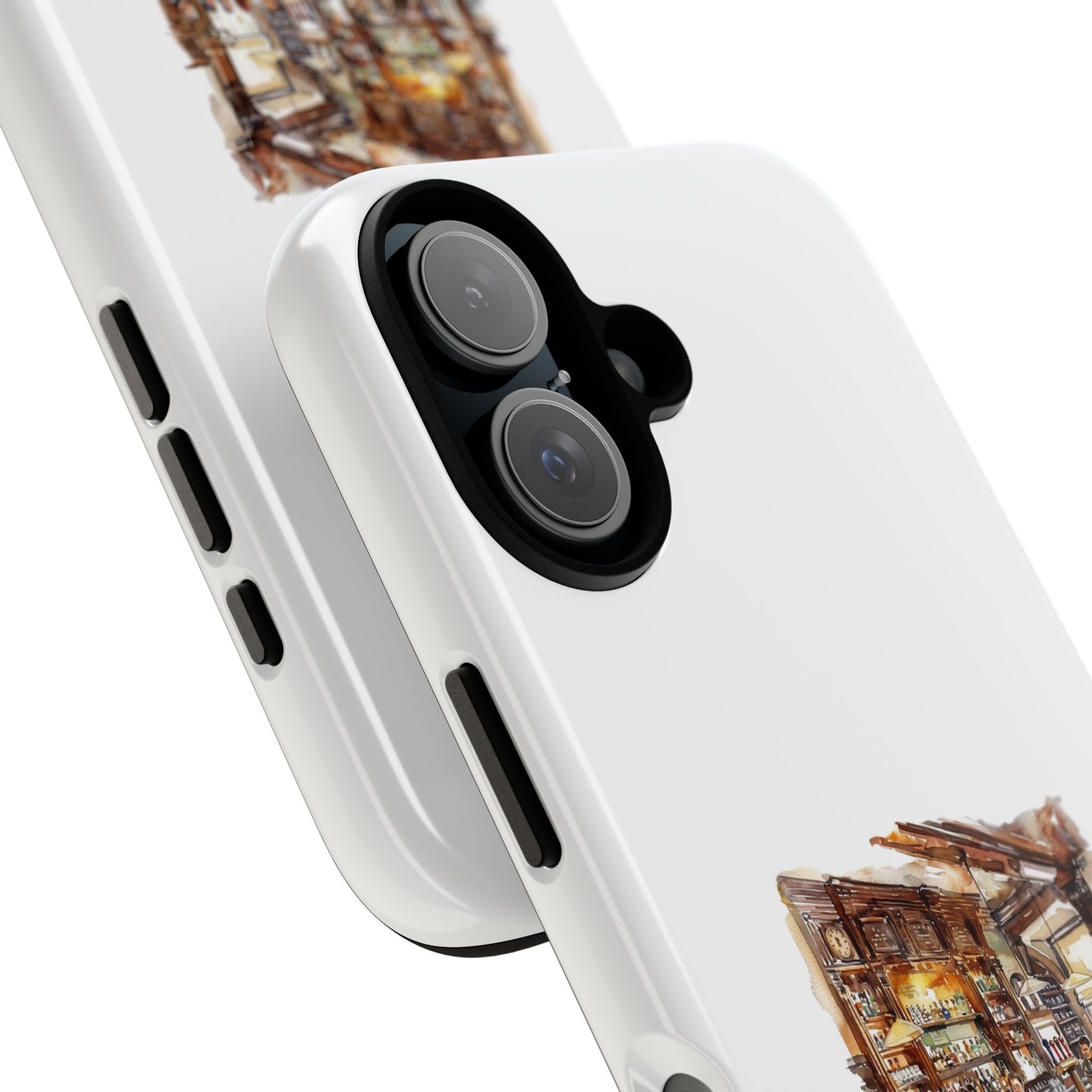 Artistic Phone Case - Cozy Bar Scene Design