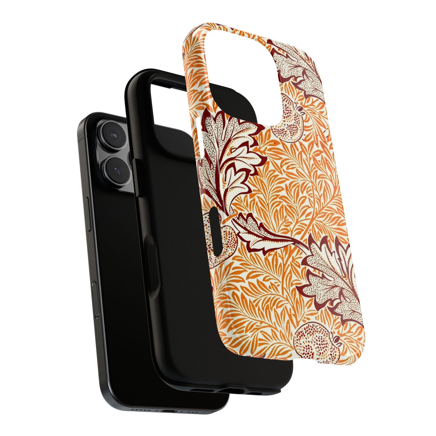 Stylish Phone Case, Tough Cases with Floral Design, Protective Cover, Gift for Her, Cute Phone Accessory