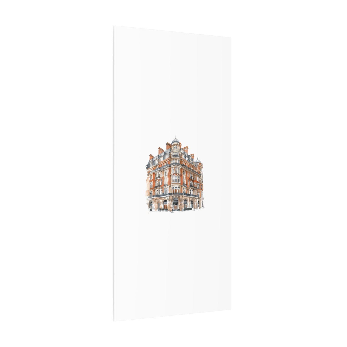 Artistic Matte Canvas Print of Historic Building, Wall Art Decor, Home Interior, Unique Gift, Fine Art, Architecture Lover, Urban Design