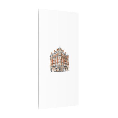 Artistic Matte Canvas Print of Historic Building, Wall Art Decor, Home Interior, Unique Gift, Fine Art, Architecture Lover, Urban Design