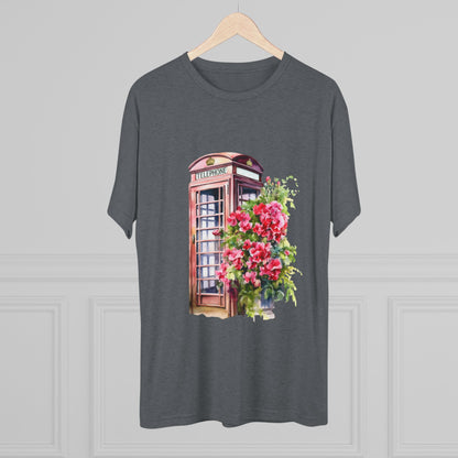 London Aesthetic Trendy Unisex Tri-Blend Crew Tee