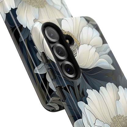 Elegant Floral Phone Case, Floral iPhone Cover, Flower Art Phone Case, Eco-Friendly Mobile Protection, Tough & Stylish Phone Case
