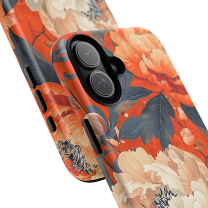 Floral Tough Case, Durable Floral Phone Case, Stylish Protection Case, Gift for Her, Spring Accessories, Mother’s Day Gift
