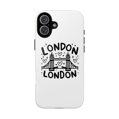 Love London Bridge Phone Case, Tough Cases for London Lovers, Cute Protection, Travel Gift, Phone Accessory, Design with Love