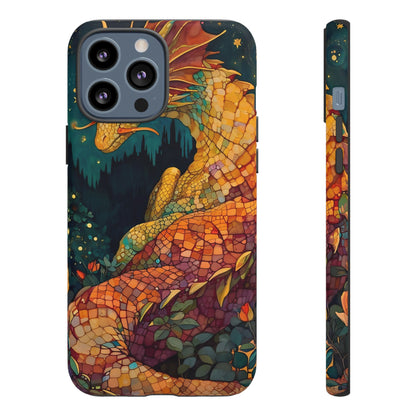 Dragon Art Phone Case, Tough Phone Cover, Fantasy Gift, Unique Mobile Accessory, Dragon Lover Gift, Stylish Protection