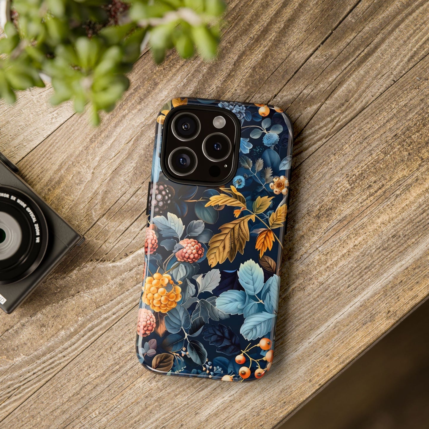 Floral iPhone Case, Tough Phone Cover, Nature-inspired Accessory, Gift for Her, Trendy Protection Case