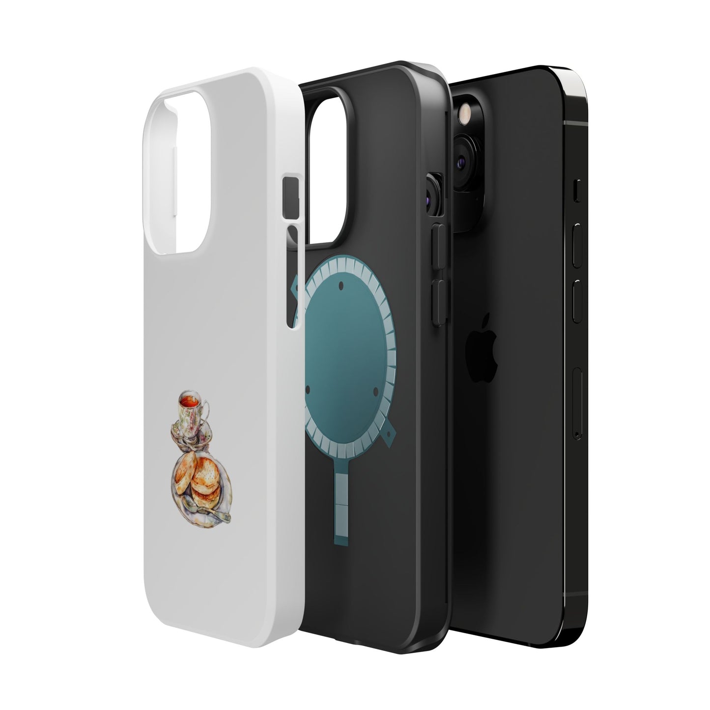 Charming Magnetic Tough Cases - Unique Art Phone Covers, Gift for Tea Lovers, Cute Phone Accessories, Stylish Tech Gifts