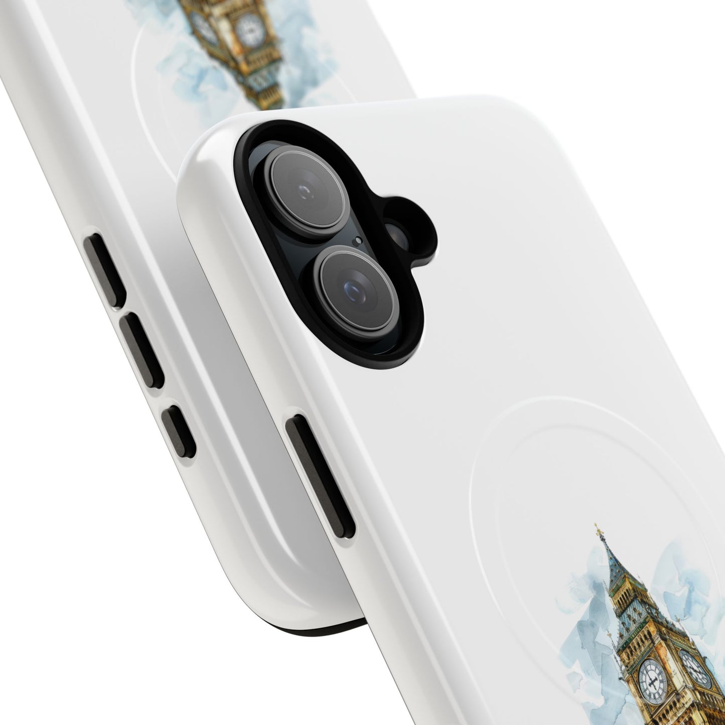 Stylish Tough Magnetic Phone Case, Protective Cell Phone Cover, London Big Ben Design, Gift for Travelers, Trendy Tech Accessories