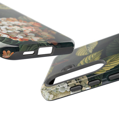 Floral Phone Case - Tough Cases, Nature Lover Gift, Floral Design, Botanical Phone Cover, Stylish Cellphone Accessory, Mother's Day Gift