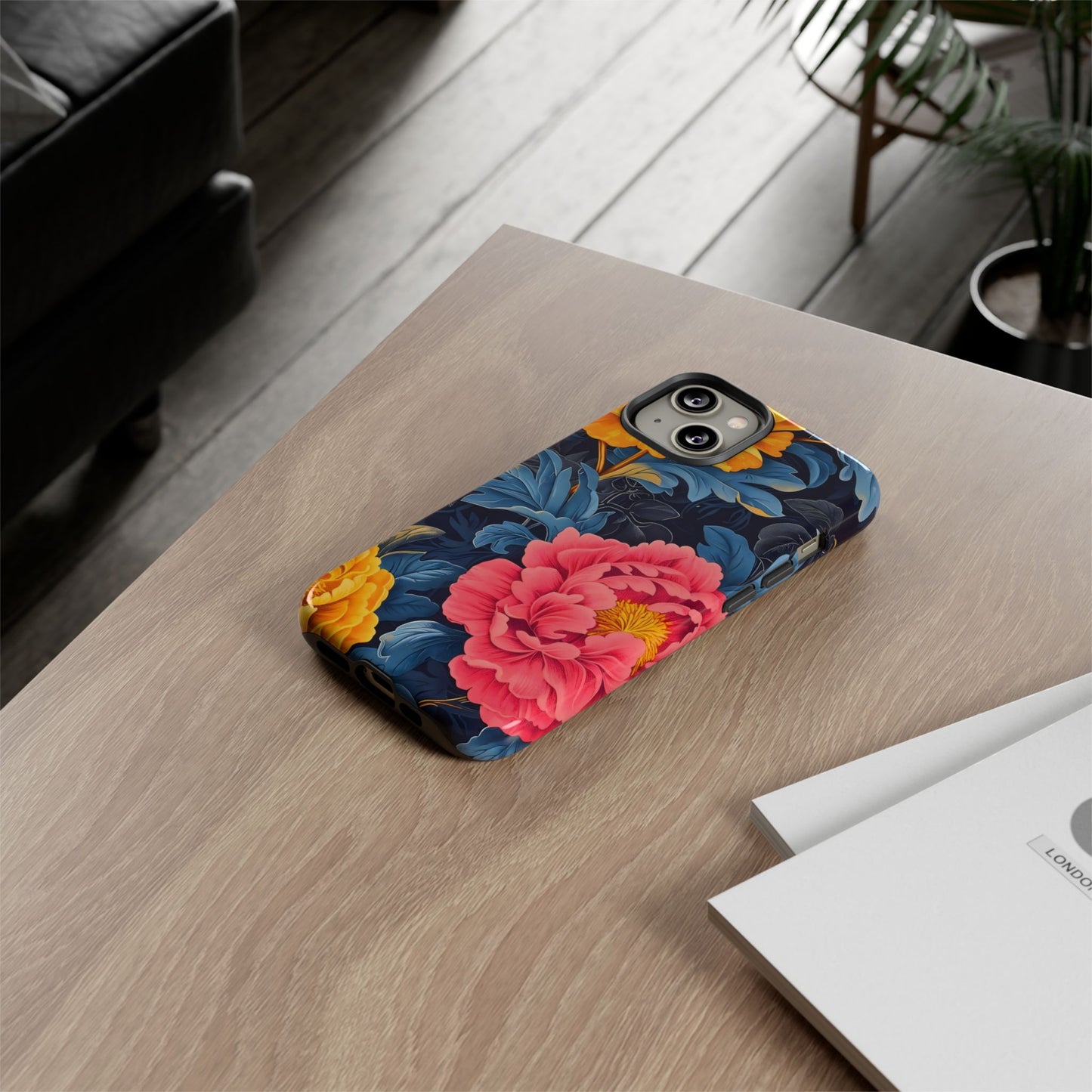 Floral Phone Case, Tough Cases, Stylish Mobile Cover, Gifts for Her, Phone Accessories, Unique Flower Design