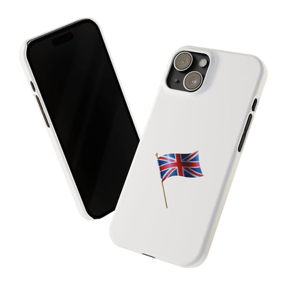 Union Jack Phone Case - Slim Phone Cases for Brits, Travel Lovers, United Kingdom Pride, Gift for Him/Her, National Holidays