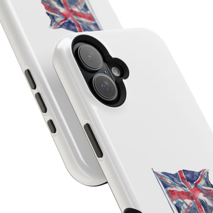 UK Flag Magnetic Tough Case, Durable Phone Cover, British Pride Accessory, Gift for Travelers, Patriot’s Tech Protector