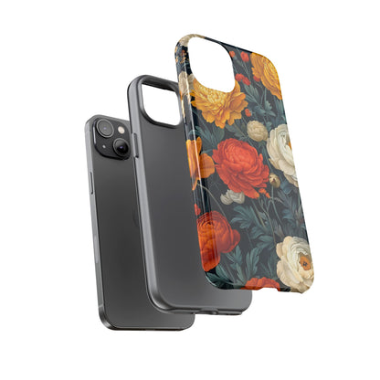 Floral Tough Case for Phones | Durable Floral Phone Cover, Boho Chic, Unique Gift for Her, Phone Protection, Flower Design