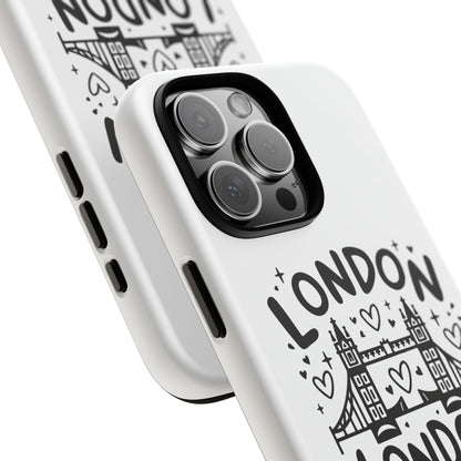 Love London Bridge Phone Case, Tough Cases for London Lovers, Cute Protection, Travel Gift, Phone Accessory, Design with Love