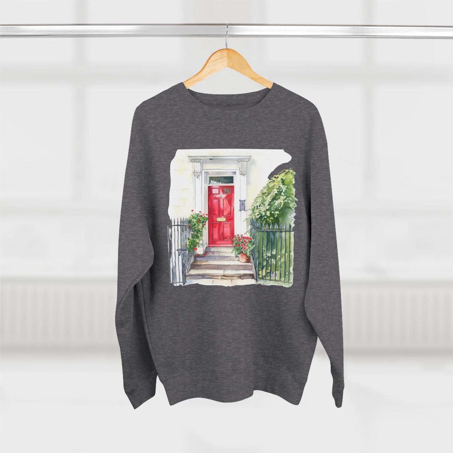 Unisex Crewneck Sweatshirt - Street London Aesthetics Urban Charm and Classic City Vibes