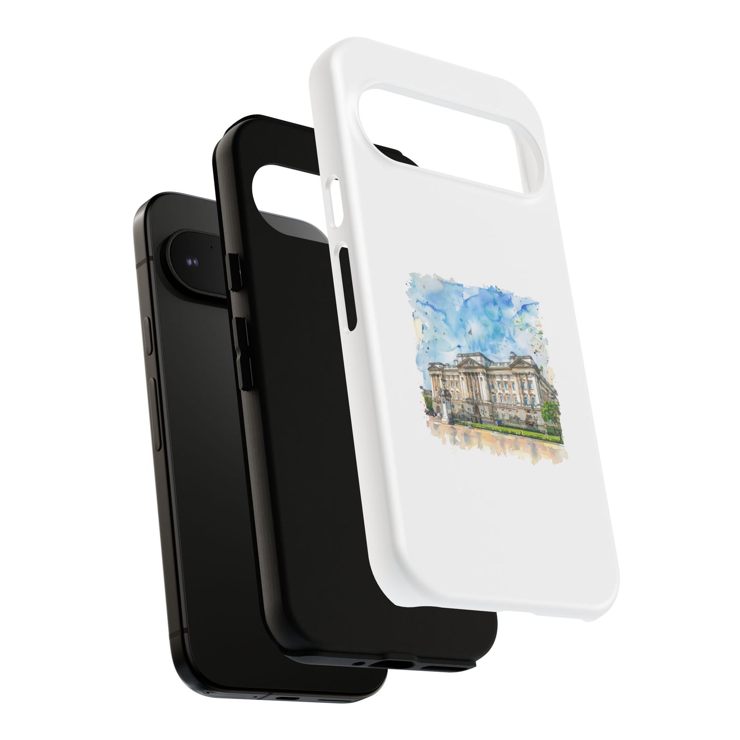 Artistic Phone Case - Watercolor Architecture Design
