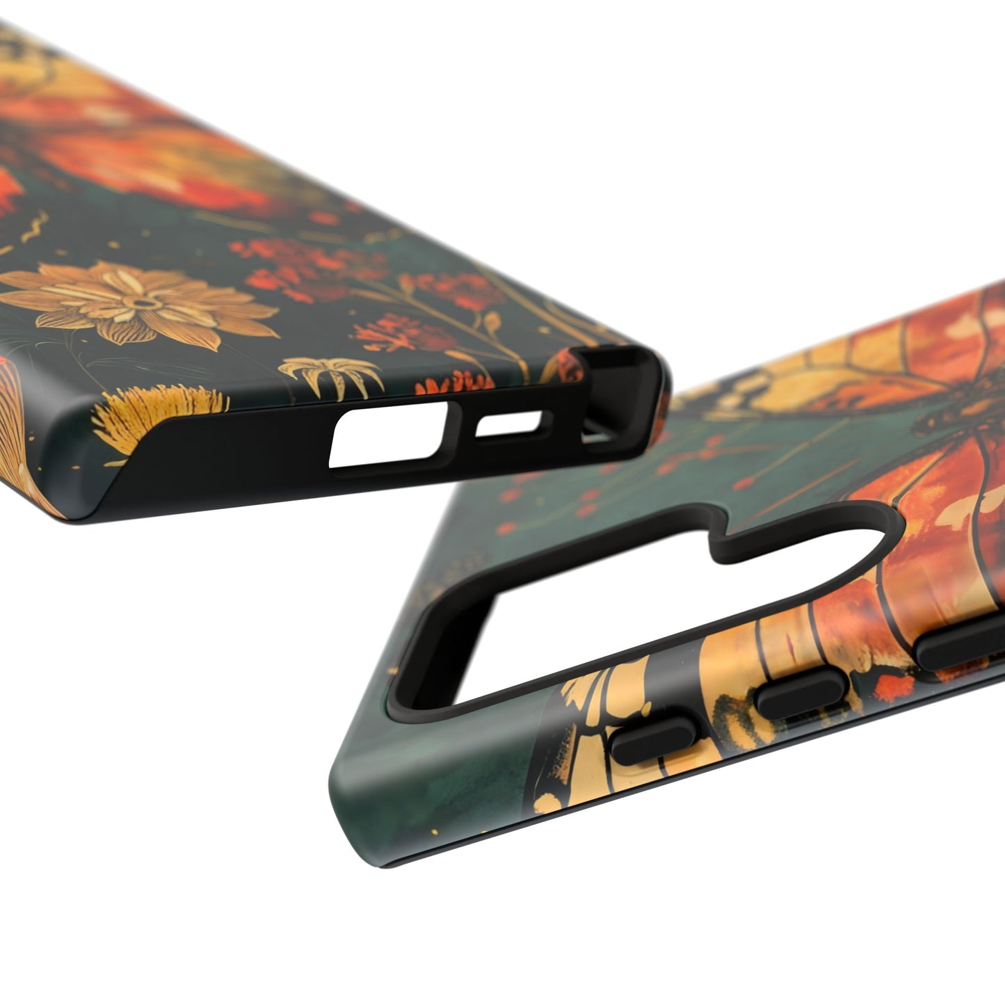Butterfly Phone Case – Tough Cases for Nature Lovers, Floral Design, Butterfly Art, Unique Gift, Eco-Friendly Protection