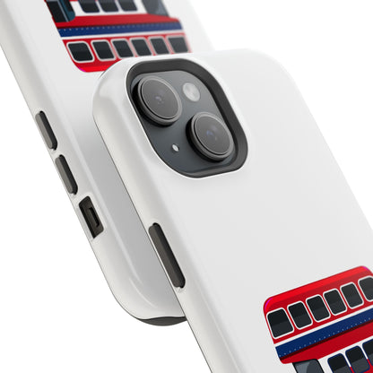 London Bus Magnetic Tough Cases, Phone Cover for Travelers, Gift for Her, Road Trip Accessories, Fun Tech Protection