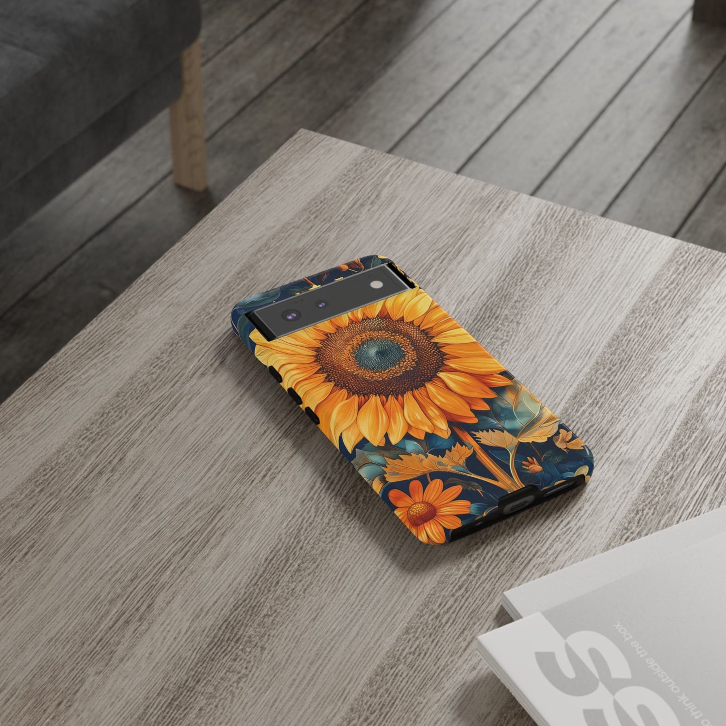 Sunflower Phone Case - Floral Design for Nature Lovers, Cute Spring Accessory, Gift for Her, Eco-Friendly Cover