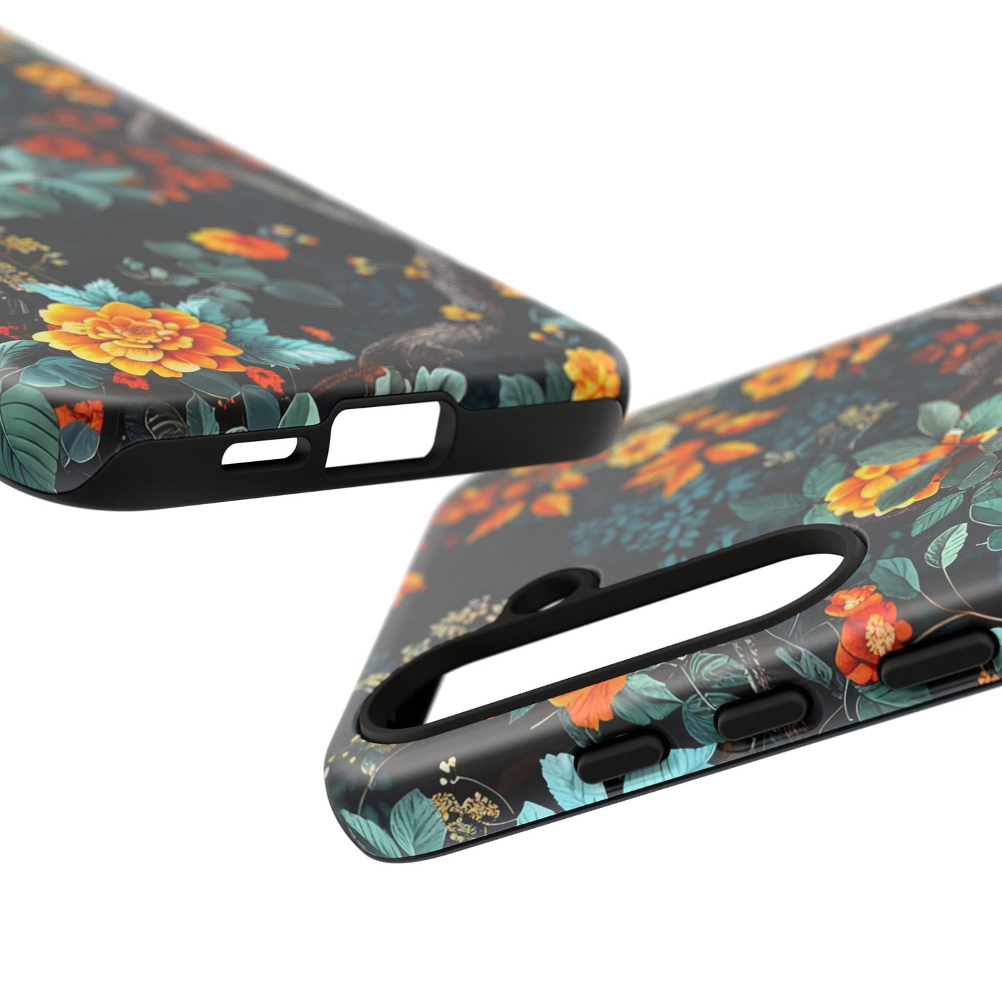 Floral Phone Case | Tough Cases, Protective Cover, Gift for Her, Autumn Vibes, Floral Phone Accessory, Unique Design