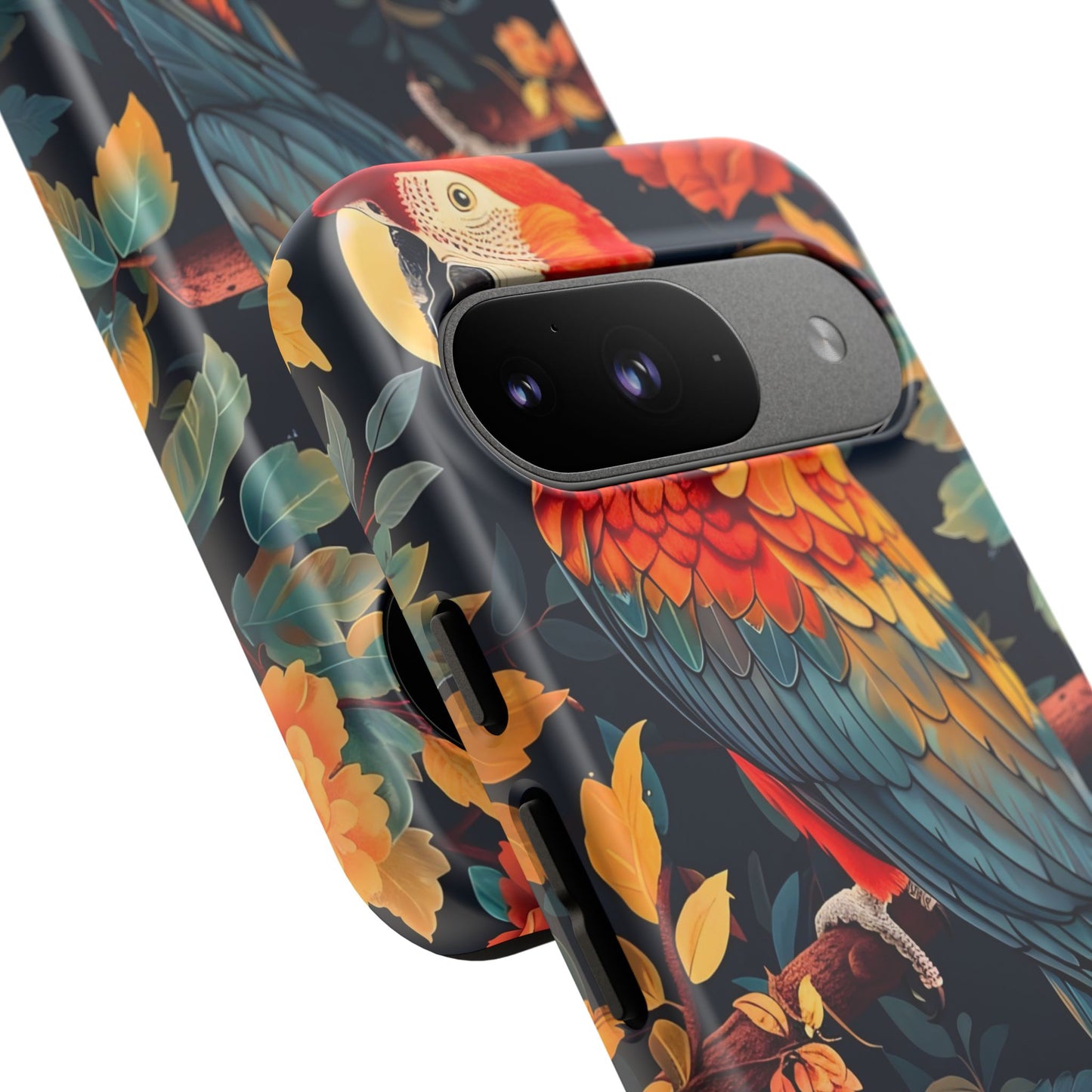 Vibrant Parrot Phone Case - Tough, Stylish, Nature-Inspired, Tropical, Wildlife, Perfect Gift, Summer Vibes