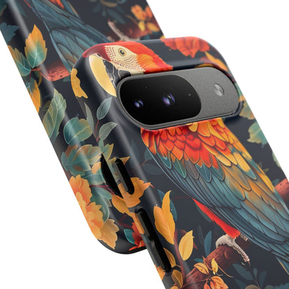 Vibrant Parrot Phone Case - Tough, Stylish, Nature-Inspired, Tropical, Wildlife, Perfect Gift, Summer Vibes