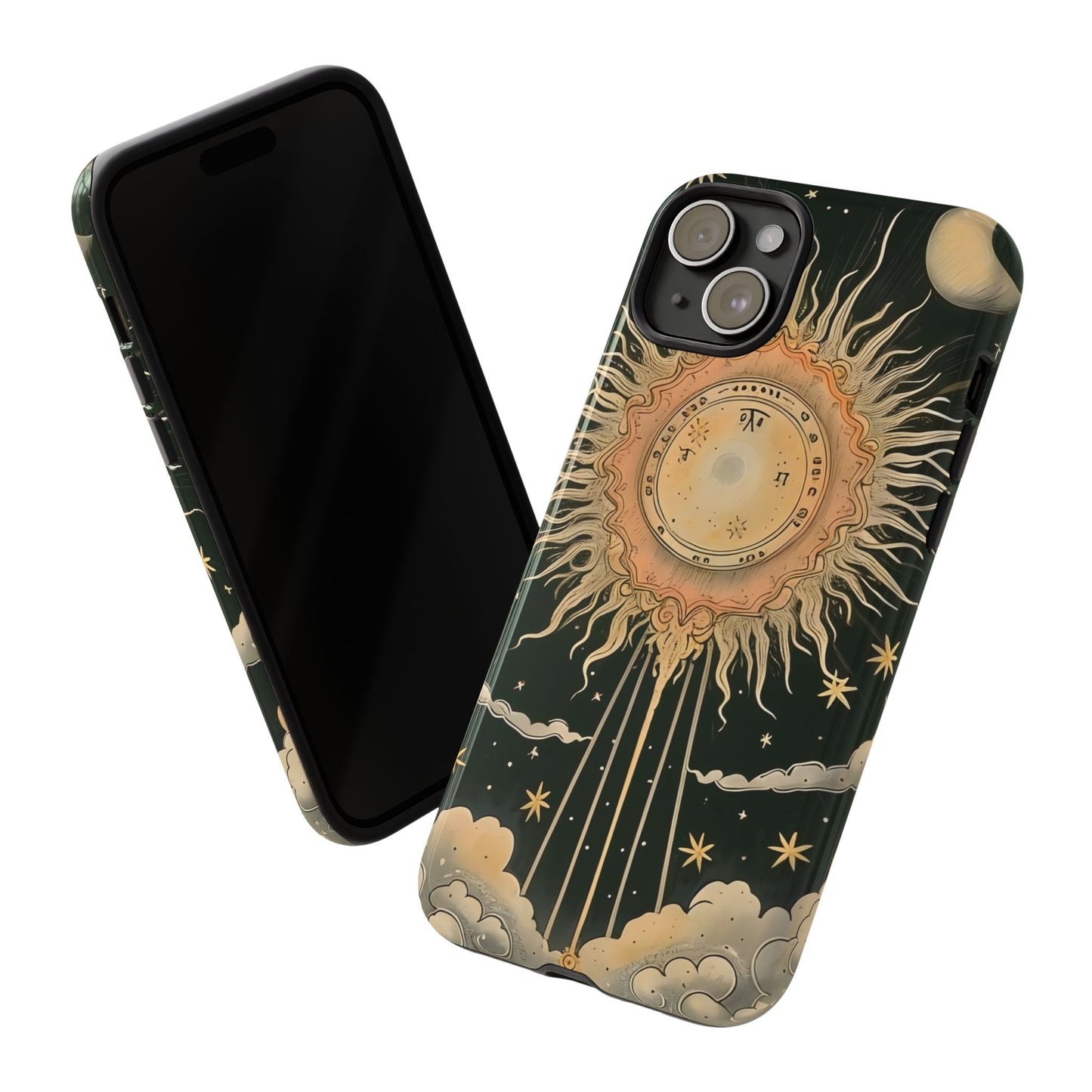 Celestial Phone Case, Tough Cases for Astrology Lovers, Cosmic Design, Gift for Astronomers, Unique Phone Accessories