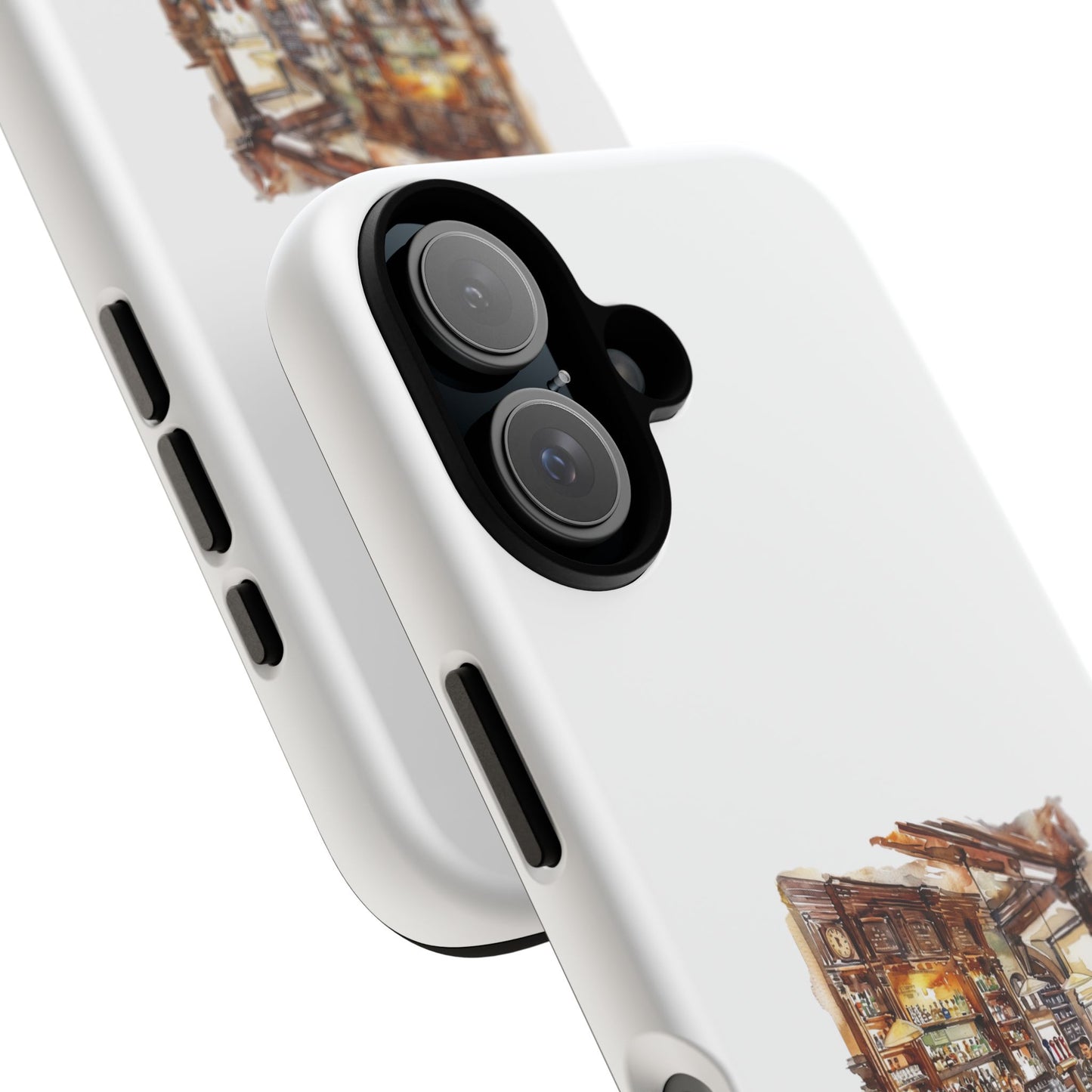 Artistic Phone Case - Cozy Bar Scene Design