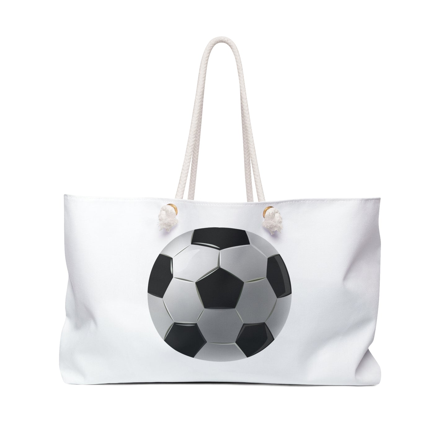 Soccer Weekender Bag - Perfect for Game Day, Travel, Sports Enthusiasts, Beach Trips, Gift for Athletes, Soccer Lovers