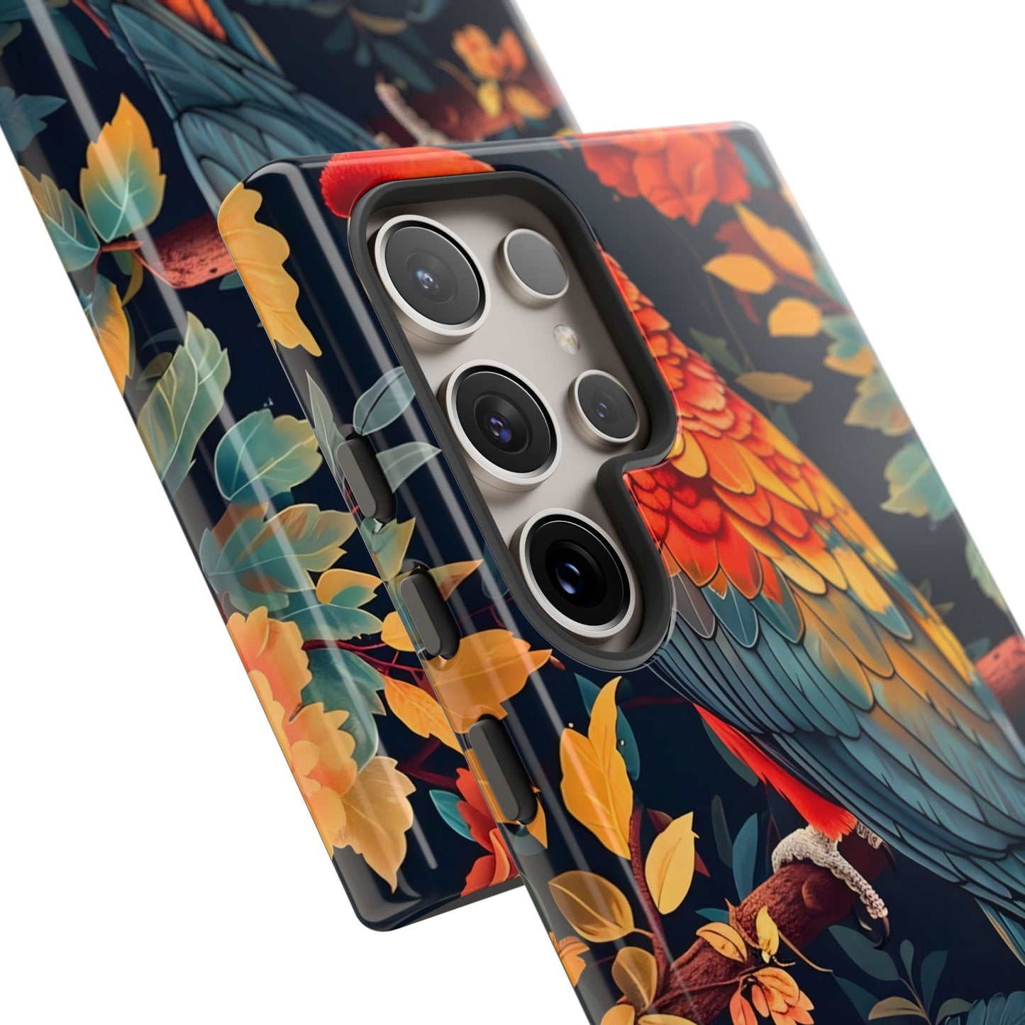 Vibrant Parrot Phone Case - Tough, Stylish, Nature-Inspired, Tropical, Wildlife, Perfect Gift, Summer Vibes