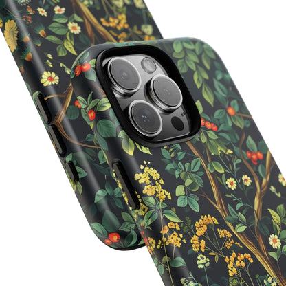 Floral Phone Case - Tough Cases, Colorful Nature Design, Gift for Flower Lovers, Phone Accessory, Unique Cell Phone Cover