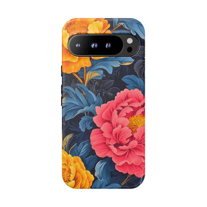 Floral Phone Case, Tough Cases, Stylish Mobile Cover, Gifts for Her, Phone Accessories, Unique Flower Design