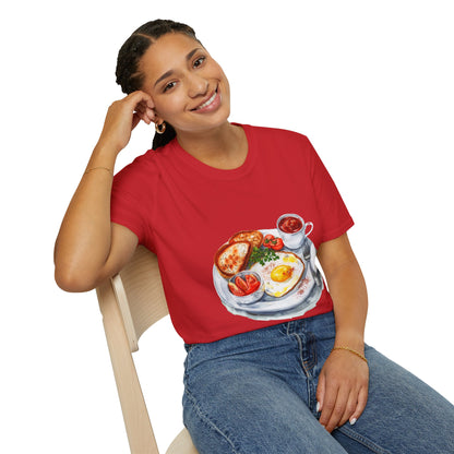Unisex Softstyle T-Shirt - Hearty & Regal - British Breakfast Tradition