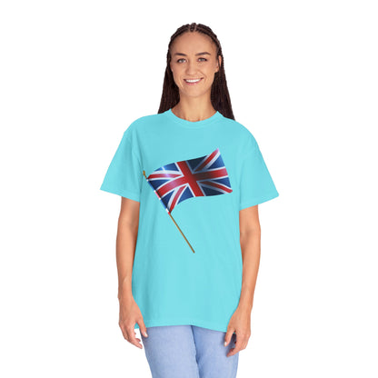 Unisex Garment-Dyed T-shirt - Emblem of Unity - The British Flag