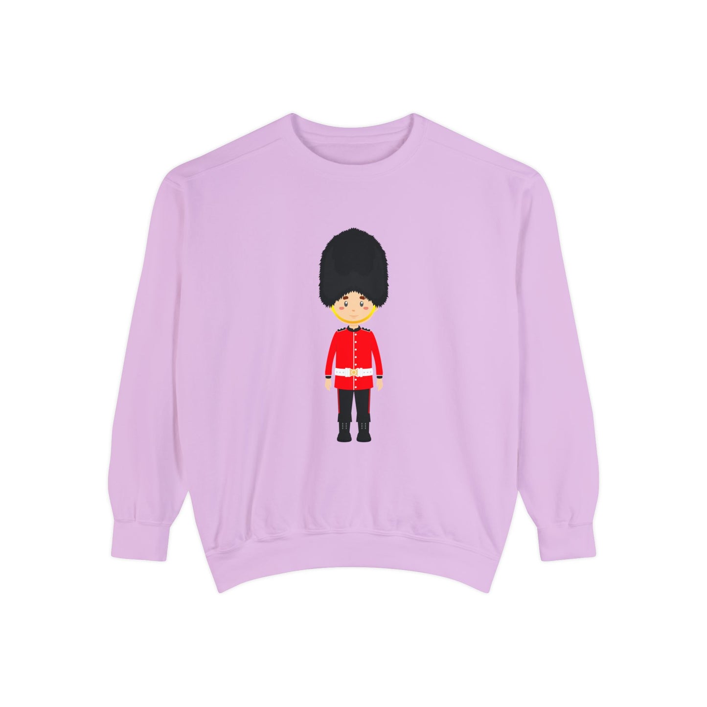 Unisex Garment-Dyed Sweatshirt - British Soldier - Classic Military Elegance and Honorable