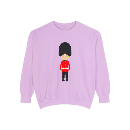 Unisex Garment-Dyed Sweatshirt - British Soldier - Classic Military Elegance and Honorable