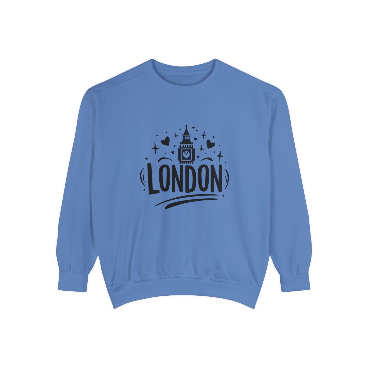 Unisex Garment-Dyed Sweatshirt Trendy - Love London