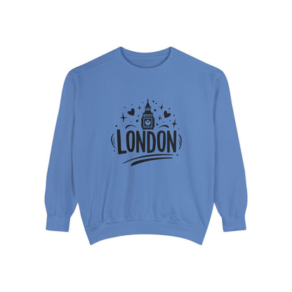 Unisex Garment-Dyed Sweatshirt Trendy - Love London