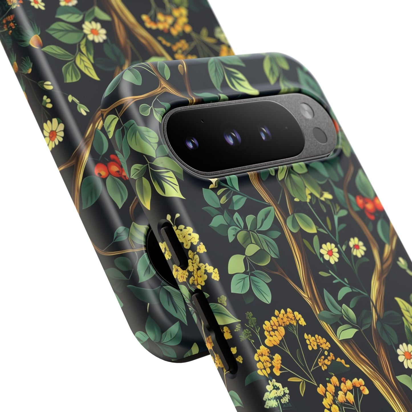 Floral iPhone Case, Nature Inspired Tough Case, Botanical Phone Cover, Eco-Friendly Gift, Unique Floral Design
