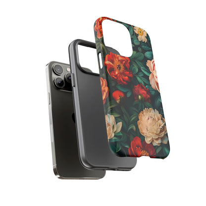 Floral Phone Case - Tough Cases, Vibrant Protection, Gift for Her, Cute Floral Design, Trendy Accessory, Perfect for Spring