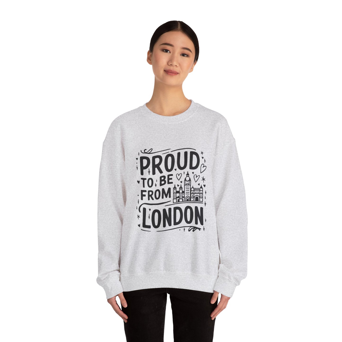 Unisex Heavy Blend™ Crewneck Sweatshirt - Proud to be from London